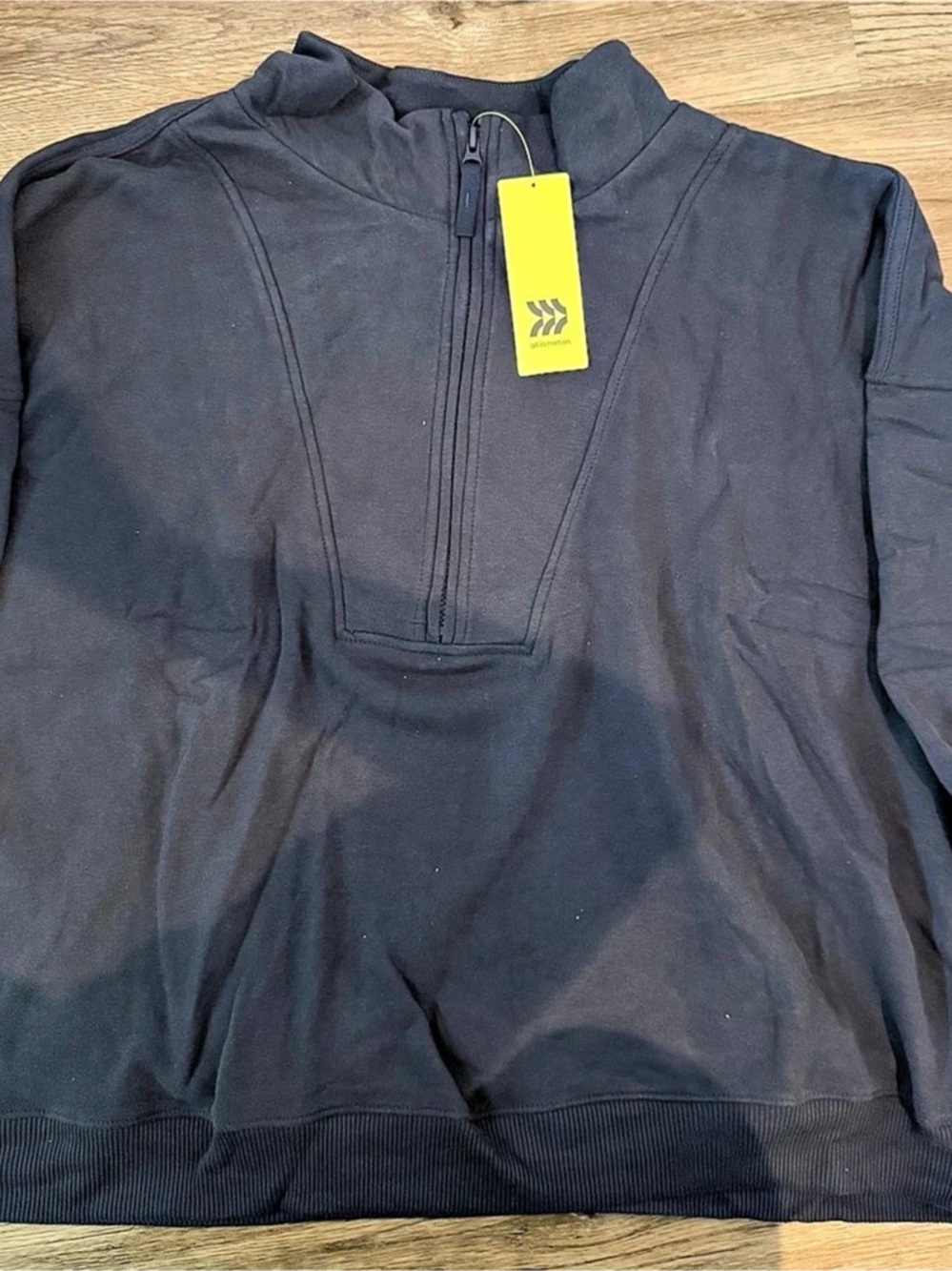 Active Comfort 1/2 Zip Half-Zip Pullover in Blue Size 3X NWT